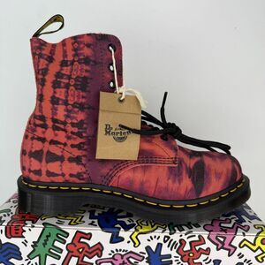 Dr. Doc Martens 1460 Pascal Tie Dye Lace Up Boot‎ Women’s Size 6 US 27242 LA004